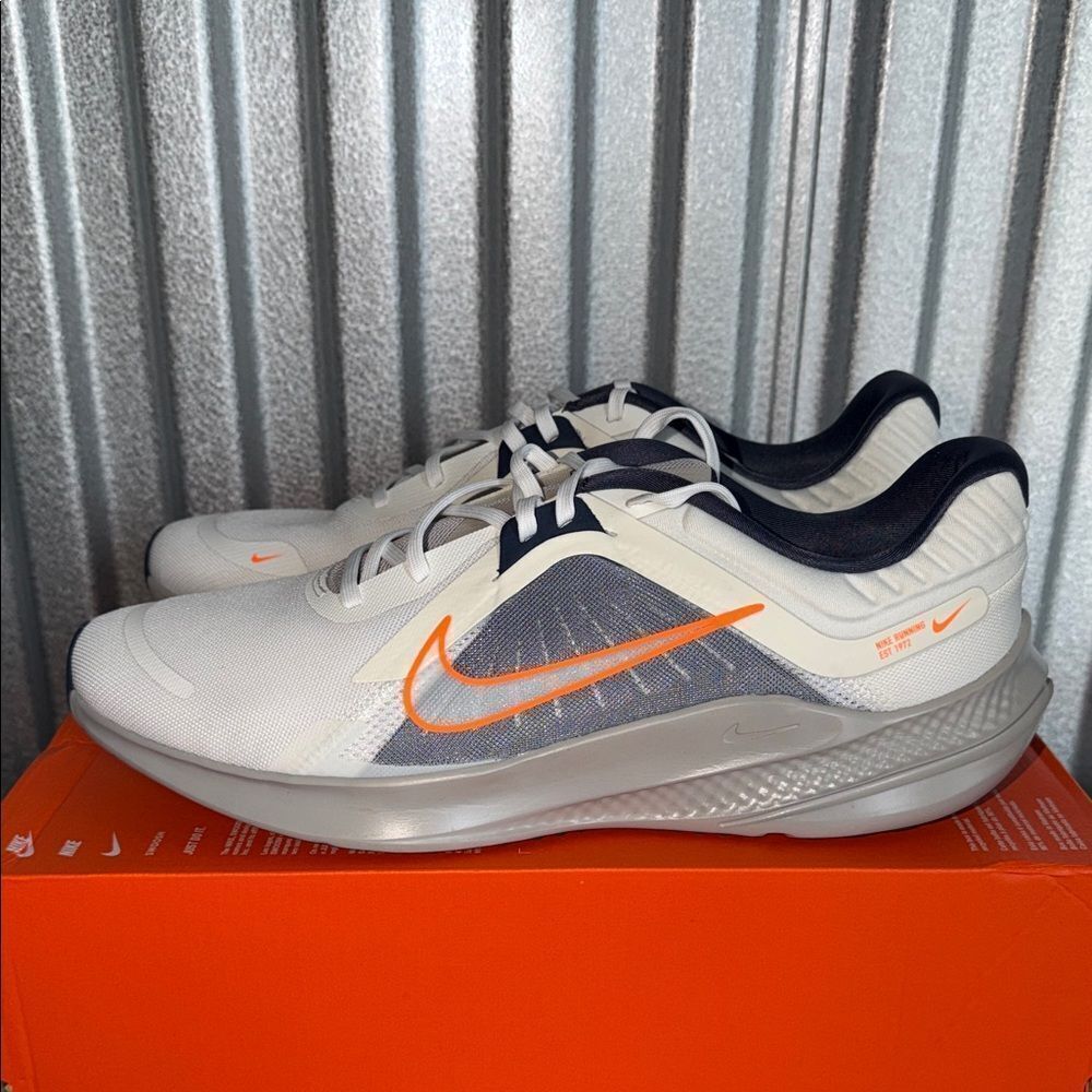 Nike Quest 5 Sail Orange Thunder Blue DD0204-103 Men’s Size 14